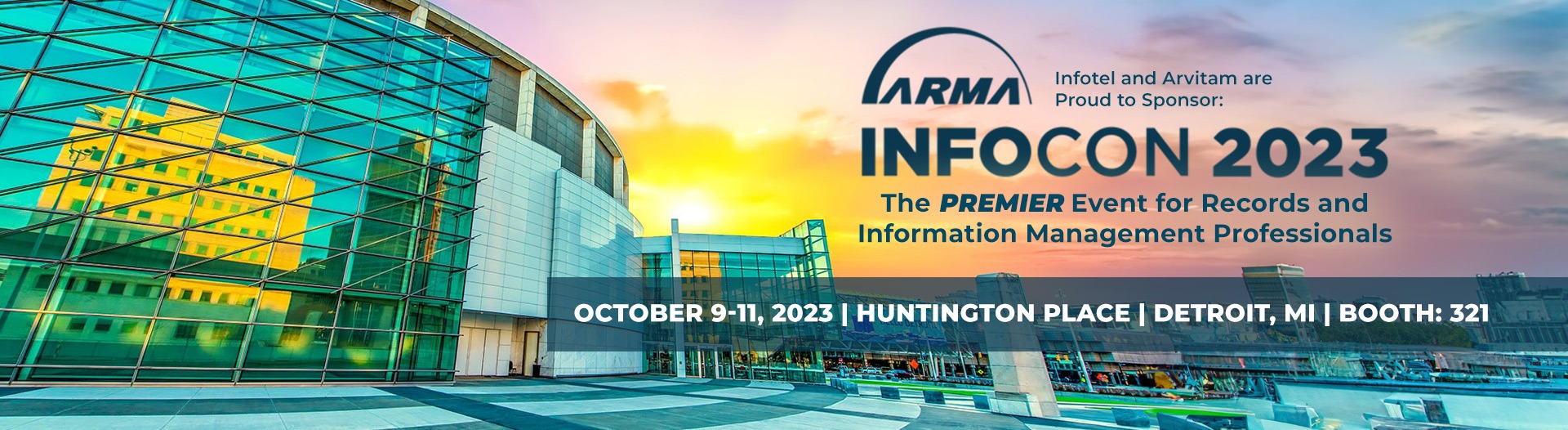 Infotel announces sponsorship of ARMA InfoCon 2023 in Detroit